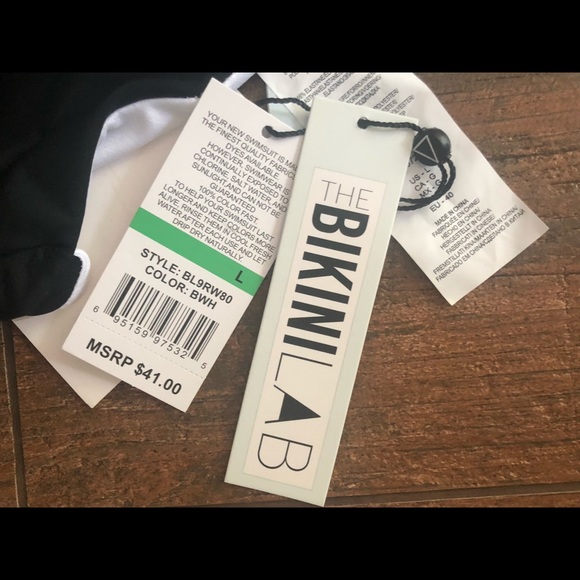 Bikini Lab Solid Reversible Triangle Bikini Top - Picture 7 of 8